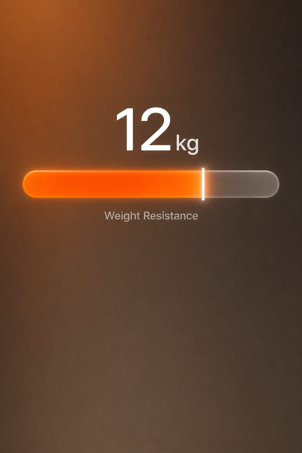 Digital resistance keeps the tension smooth and steady through every rep. No plates to swap, ever.