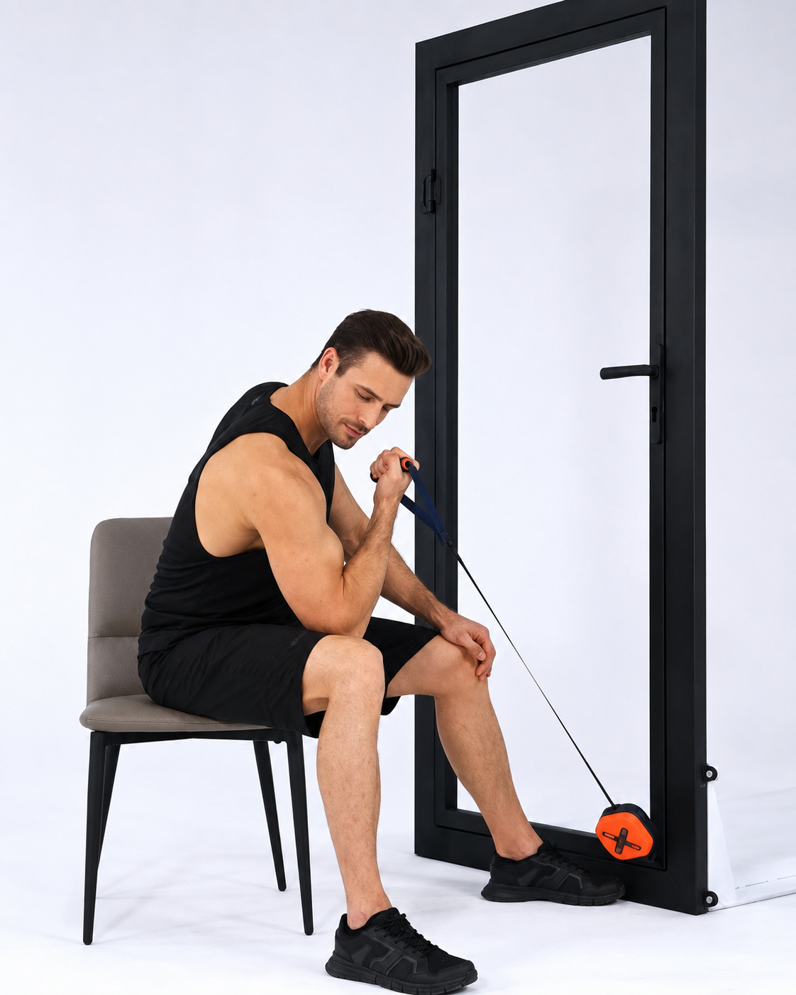 Seated bicep curl