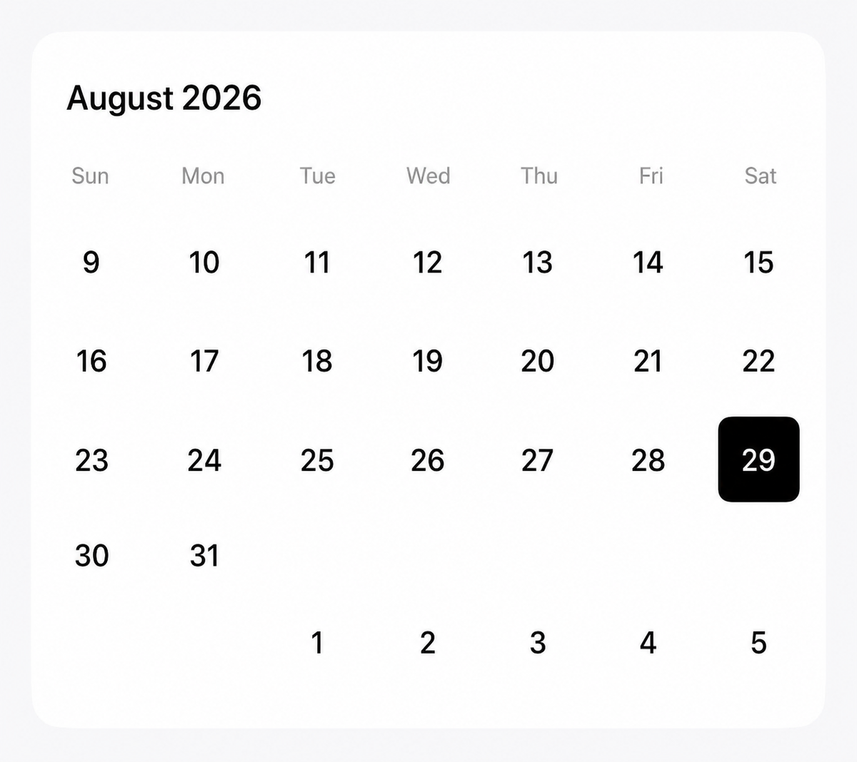 Session history